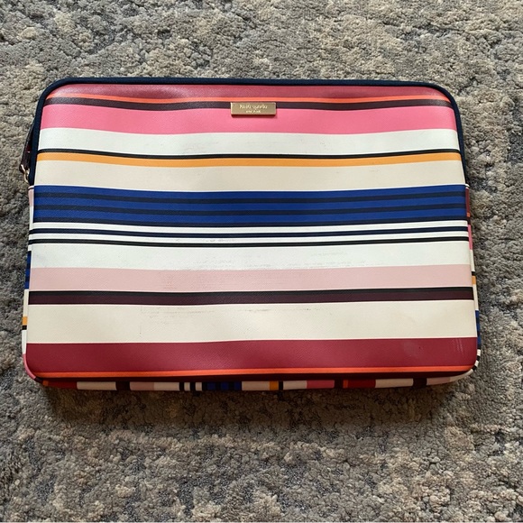 kate spade Accessories Kate Spade Padded Leather Laptop Case Fits